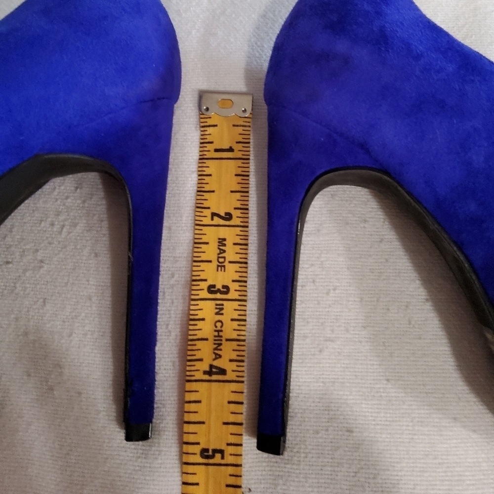 Jeffrey Campbell California Suede Heels Size 8 - Picture 9 of 10